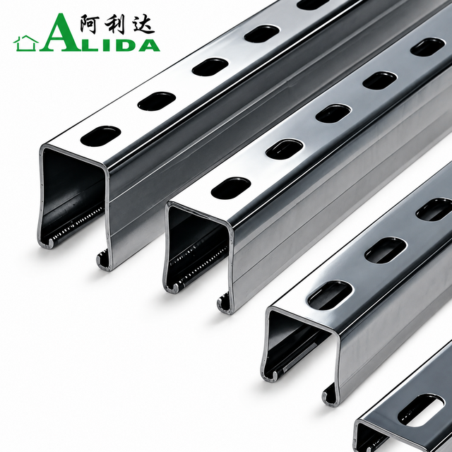 Canal C de Servicio Pesado Q235 Unistrut Soporte Canal de Montaje Metálico Galvanizado en Caliente para Soporte Mecánico Industrial for sale at factory direct price