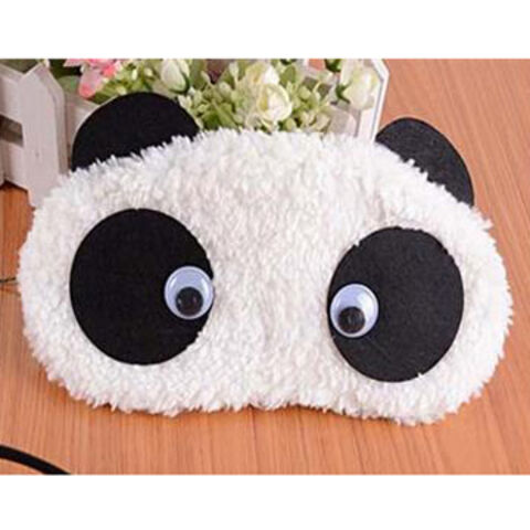 Masque de sommeil tendance et mignon doublé d'éponge