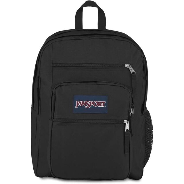 Laptop-Rucksack, Computertasche mit 2 Fächern, ergonomischen Schultergurten, 15-Zoll-Laptopfach, Tragegriff - Schwarz