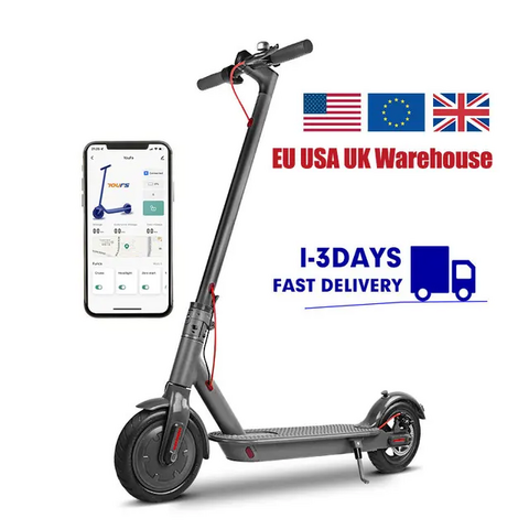 Patinete Eléctrico Plegable 36V, Almacén UE - Scooter Eléctrico Plegable para Adultos, Envío Rápido desde Europa
