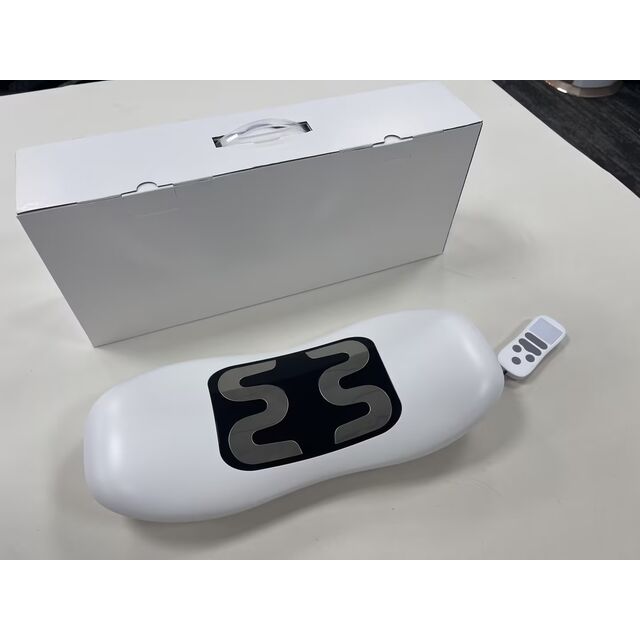 EMS Lumbar Traction Massager Electric Back Massager With 4 Modes Heat ...