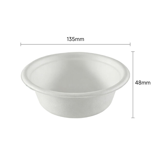 Versátil Bol Biodegradable de Pulpa de Caña de Azúcar para Uso Alimentario for sale at factory direct price