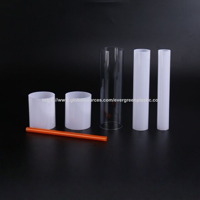 Cubierta de Tubo de PC de Alta Transmisión de Luz - Pantalla Decorativa LED Duradera para Lámparas