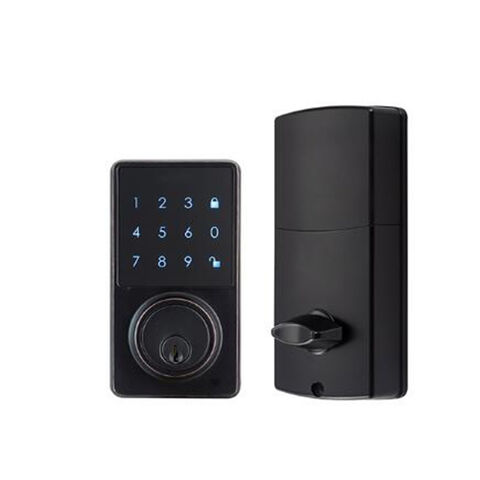 Fechadura de Porta Inteligente de Segurança Preta Profissional para Entrada for sale at factory direct price