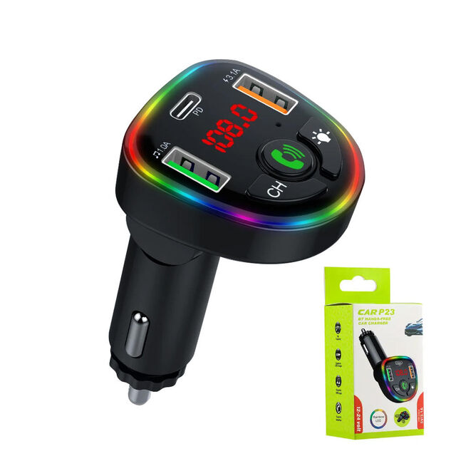 Adaptador de Carregamento Rápido Transmissor Bluetooth MP3 Player Veicular Mãos Livres Sem Fio for sale at factory direct price