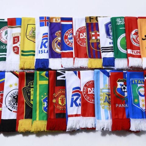Écharpes d'équipes nationales de football pour les 40 meilleurs pays - Écharpes de football en gros