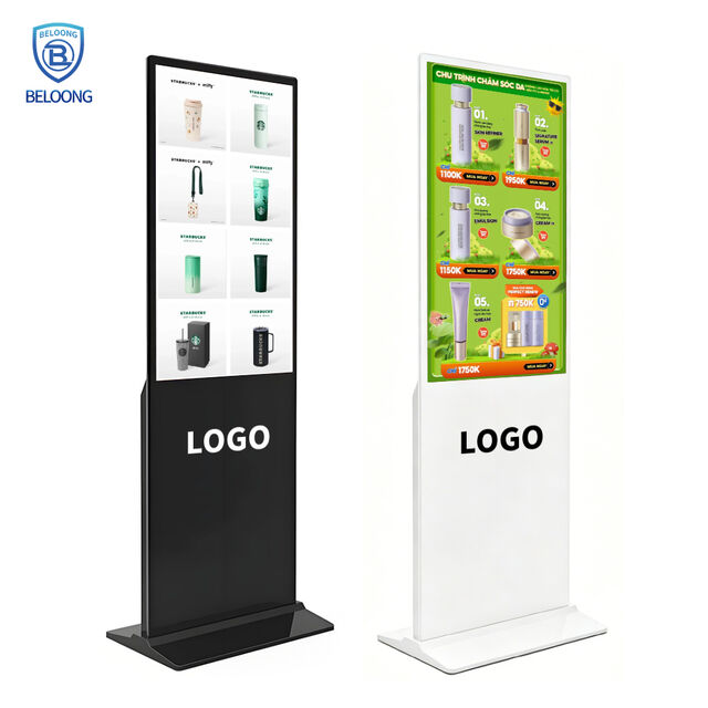 43 Inch 2K Resolution Floor Stand Digital Signage with Touchscreen Display for sale at factory direct price