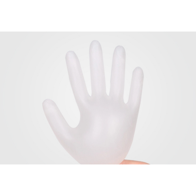 Luvas de PVC sem pó - Uso único, luvas transparentes de grau alimentício para uso doméstico e culinário