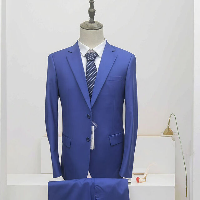 Setelan Formal Mewah Pria Tiga Potong Slim Fit untuk Bisnis Pernikahan for sale at factory direct price