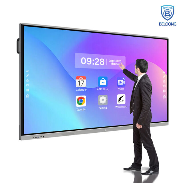 Dual System 4k resolution 55"/65"/75"/85"/98"/110" Interactive Whiteboard Perfect for Meetings & Teaching for sale at factory direct price
