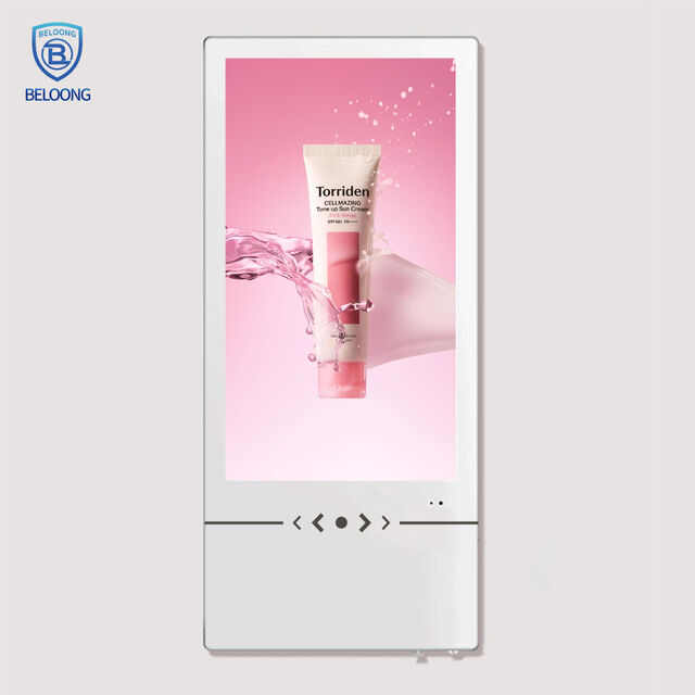 White Black Color Wifi Elevator Building LCD Advertising Machine Display for sale at factory direct price