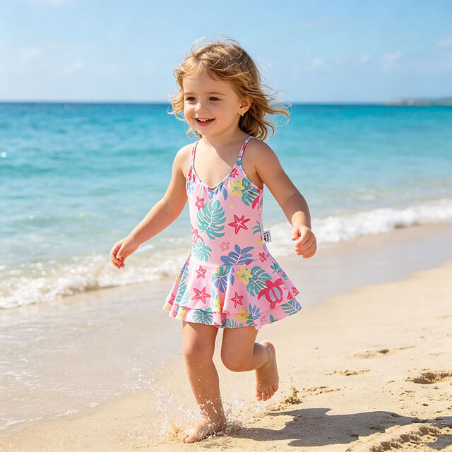 Cute Pattern SPF 50+ Hot Brazilian Swimming Wear Kids Beachwear Swimwear One Piece Girl Bikini Swimsuit for sale at factory direct price