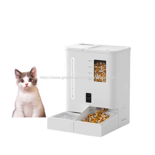 Pengumpan Hewan Otomatis dengan Pengatur Waktu dan Rekaman Suara untuk Kucing Anjing for sale at factory direct price