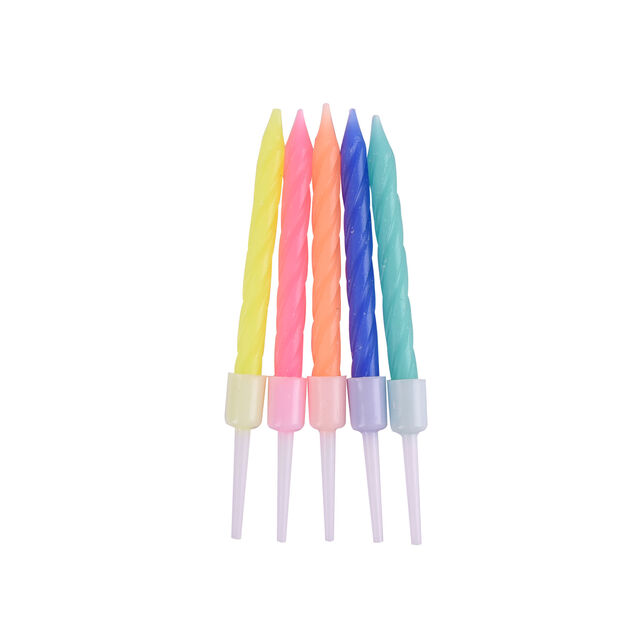 Pillar Spiral Birthday Candle Colorful Magic Party Decoration Supply Accessory for sale at factory direct price