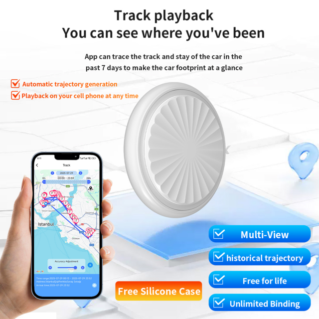 Passive Location Recorder for Pets & Vehicles | Waterproof Plastic GPS Tracker for IOS/Android 90 Days Data Storage Geo-Alerts for sale at factory direct price