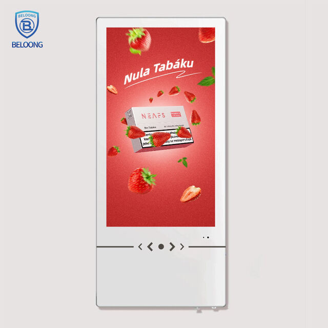 Black Color Wifi Elevator Building LCD Advertising Machine for sale at factory direct price