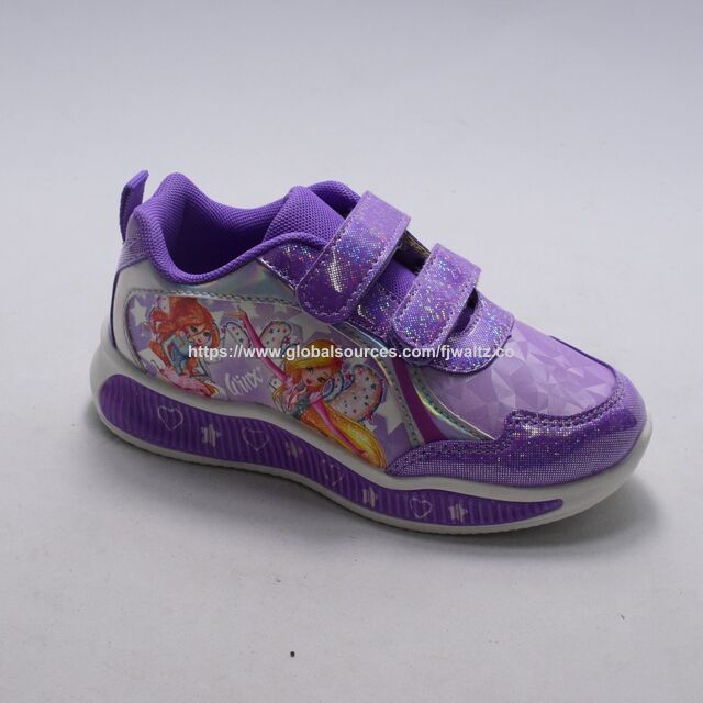 Kids Shoes for Girls ,Non Slip Memory Foam Girls Shoes,Lightweight Fashion Sneakers Trendy,LED shoes