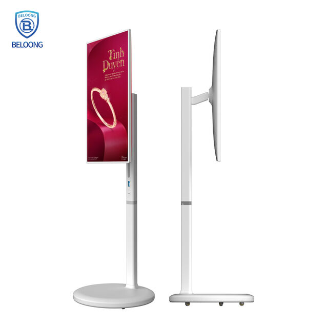 27 32Inch Smart Digital Signage Touch Screen Kiosk Android Windows Optional for Shopping Mall Hotel School Office for sale at factory direct price
