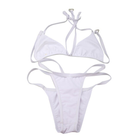 high quality and new design white bikini for sale at factory direct price