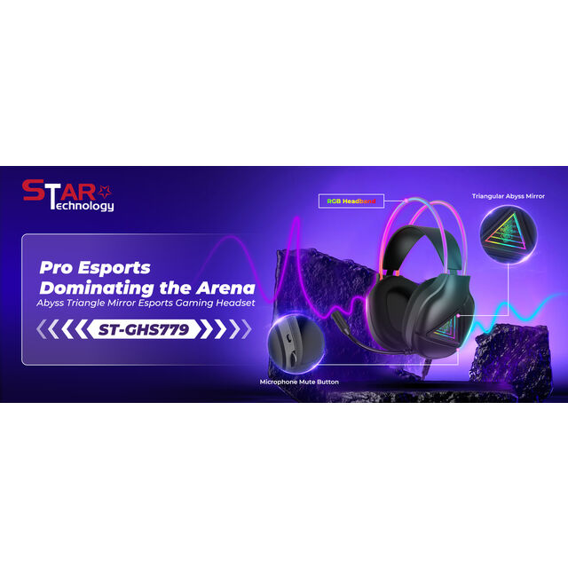 OEM/ODM Private Infinity Mirror RGB Wired Gaming Headset 50mm Driver With Mic Mute Button for gaming for sale at factory direct price
