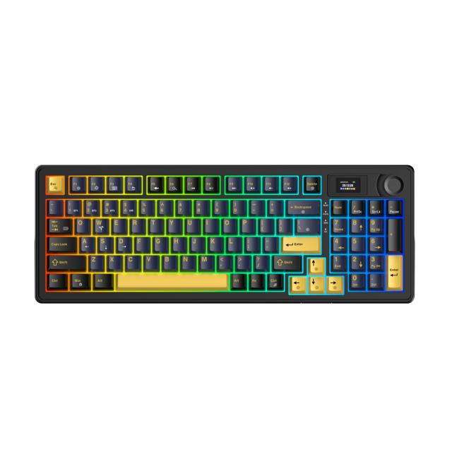 Factory price Magnetic Gasket Mechanical Keyboard | Triple-Mode 2.4G/BT/Wired |RGB gaming keyboard for e-sports and pro office for sale at factory direct price