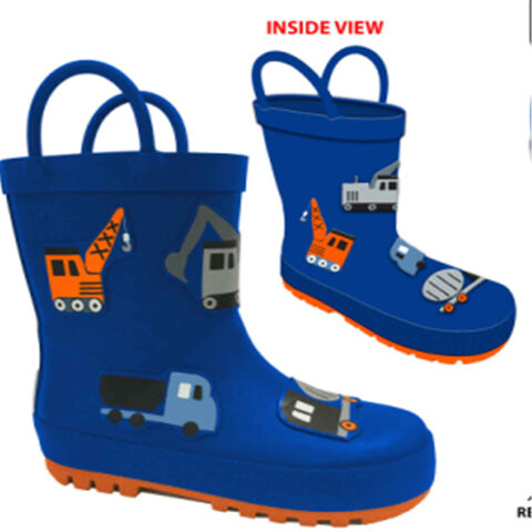 Best Design 5D Waterproof Custom Kids Rubber Rain Boots