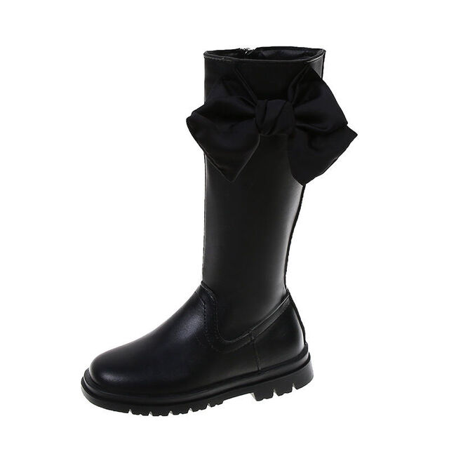 Girls Warm Lace Bow Princess Winter Boots