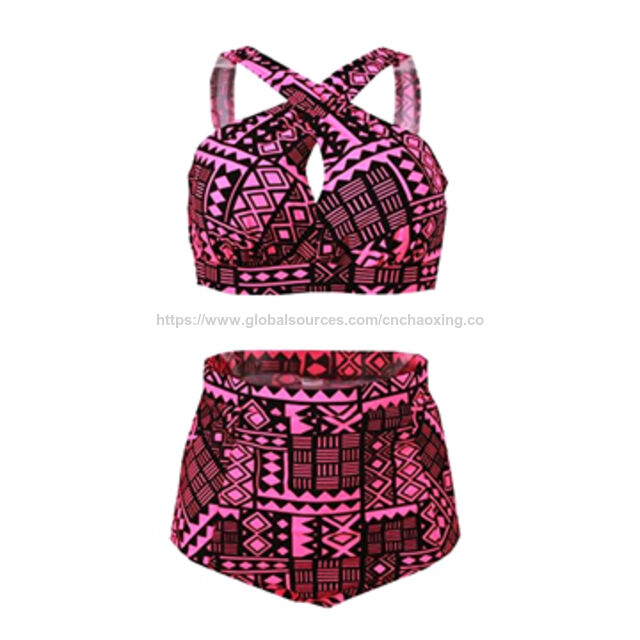 Wholesale Printed Women Tankini Swimsuits for sale at factory direct price