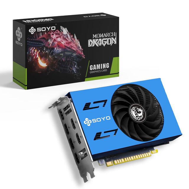 Gaming Graphics Card RX 580 8GB 2048SP GDDR5 256bit, 6xHDMI 2.0b PCIe3.0, Single Fan Desktop Video Card, Wholesale