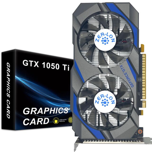 GTX 1050 Ti Gaming Graphics Card 4GB GDDR5 128Bit PCIe3.0 DP HDMI DVI for PC Gaming Office