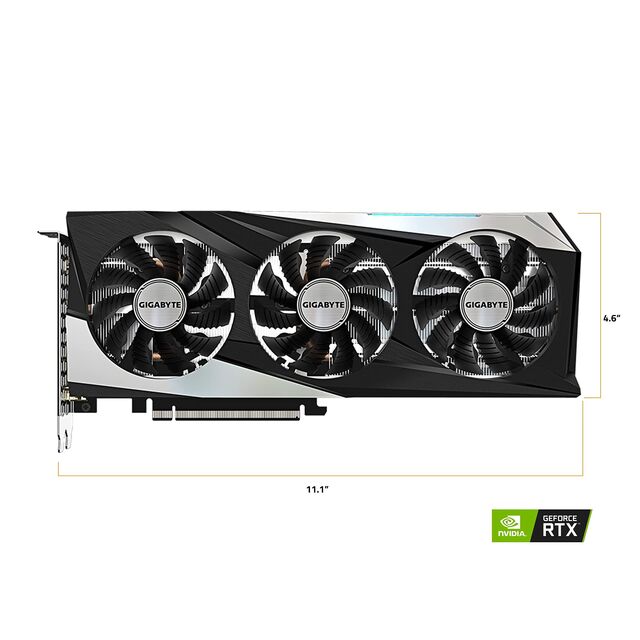 RTX3060 Graphics Card 12GB GDDR6 192-bit 3 Fans, Desktop Gaming Video Card for Game Rendering Wholesale