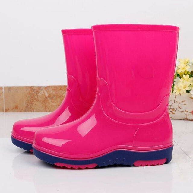 Cartoon Waterproof Unisex Kids Kindergarten Student Rain Boots