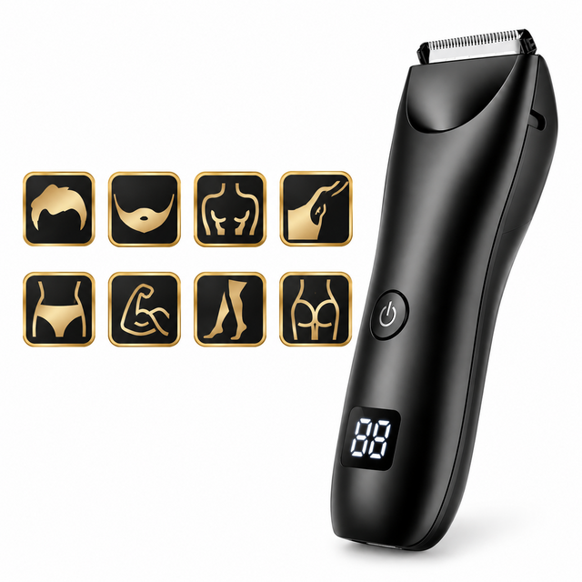 Hairspower IPX7 Trimmer 61-90 Min Balls Body Groomer