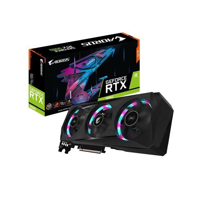 RTX3060 Graphics Card 12GB GDDR6 192-bit Triple Fans, Desktop Gaming & Content Creation GPU Wholesale