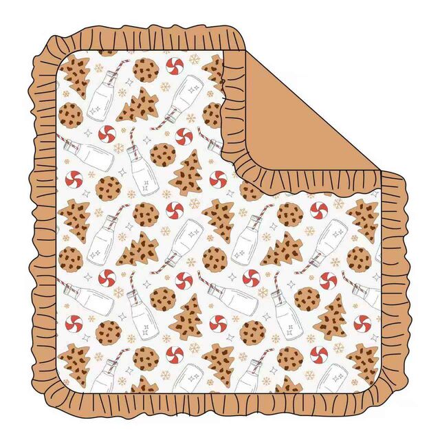 Two Layer Cartoon Printed Bamboo Viscose Baby Blanket