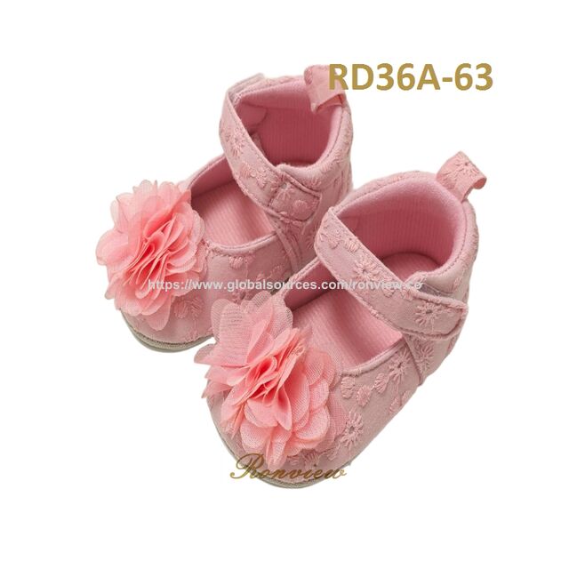 Skin-friendly Textile Insole Baby Footwear, White PU Faux Leather Infant Shoes for Family Gathering Trial Order Friendly