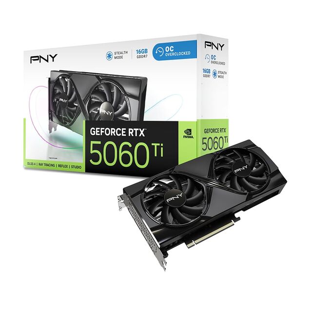 RTX5060 Ti Graphics Card 8GB GDDR7 Dual Fan OC, SFF Ready PCIe5.0 Gaming GPU Bulk Wholesale