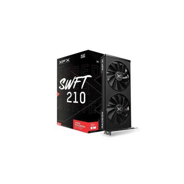RX 7600 Graphics Card 8GB GDDR6 Dual Fan, HDMI 3xDP Output PCIe4.0 Gaming GPU Bulk Wholesale