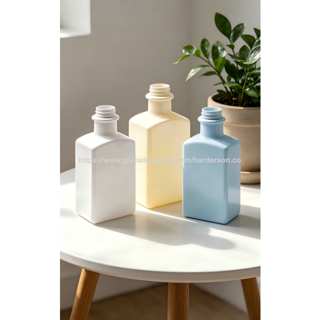 Wholesales Harderson 550ML Empty White Plastic Bottle for personal care products