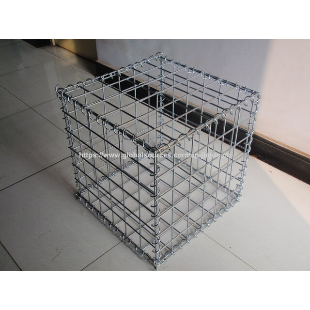 Galvanized & PVC Coated Gabion Box, Gabion Basket Wire Mesh, Hexagonal Woven Gabion Box for River Bank Retaining Wall for sale at factory direct price