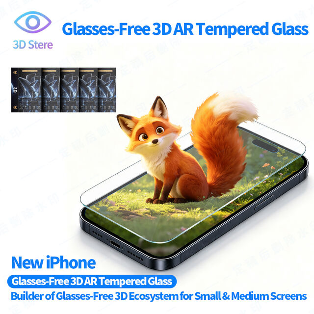 Naked Eye 3D Explosion Proof High Transparency Tempered Glass Screen ...