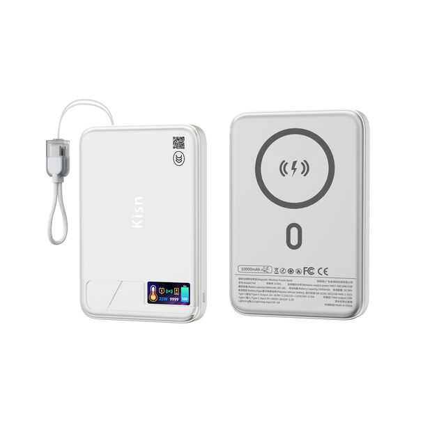 TFT Intelligent Display 10000mAh Semi-solid-state Magnetic-suction ...