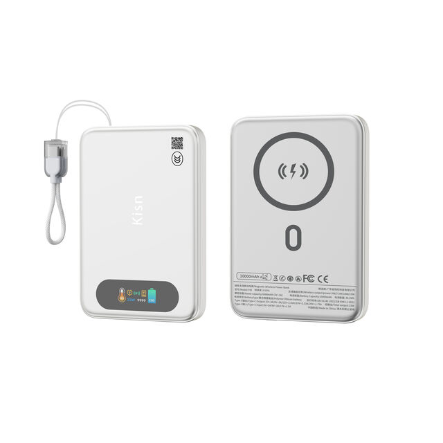 Semi-solid Battery Magnetic Wireless Power Bank With 10000mAh With ...