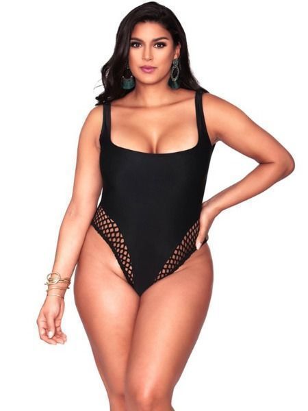 plus size fashion swimwear