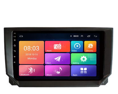 For VW 9 inch HeadUnit Android 8.1 GPS Navigation WIFI 4G Car Stereo Radio BT