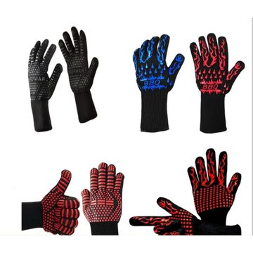 High Temperature Resistant Gloves, 500 Degrees, Bbq, Flame