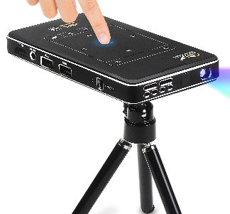 Android Smart 4K Projector DLP Pocket Proyector Mobile Mirror Screen Mini Projector supplier