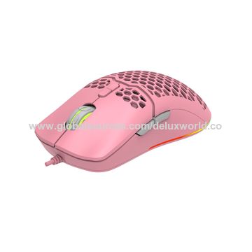 Buy Wholesale China Delux Honeycomb Shell Mouse Pmw3325 10000 Dpi Ultra  Light Weight Rgb Gaming Mouse & Light Weight Rgb Gaming Mouse at USD 8.4