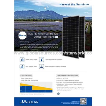 Panneau solaire Ja Solar 400W