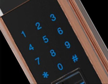 ChinaHome security fingerprint digital code card door lock with ...